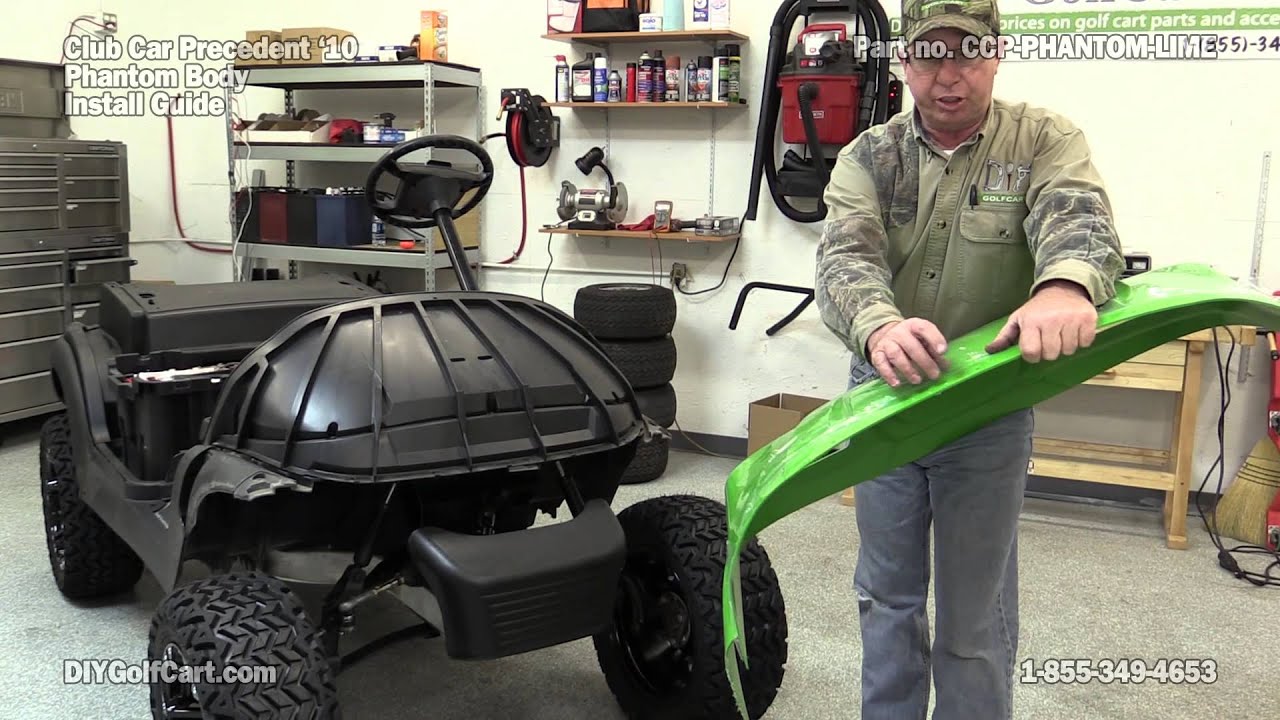 Club Car Precedent Phantom Body Kit | How to Install on Golf Cart (Part 2)