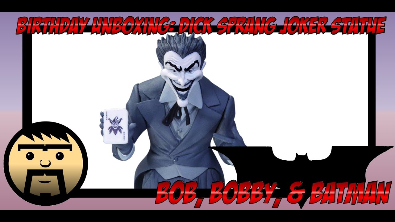 Bob, Bobby, & Batman #2: Birthday Unboxing: Dick Sprang Joker Statue