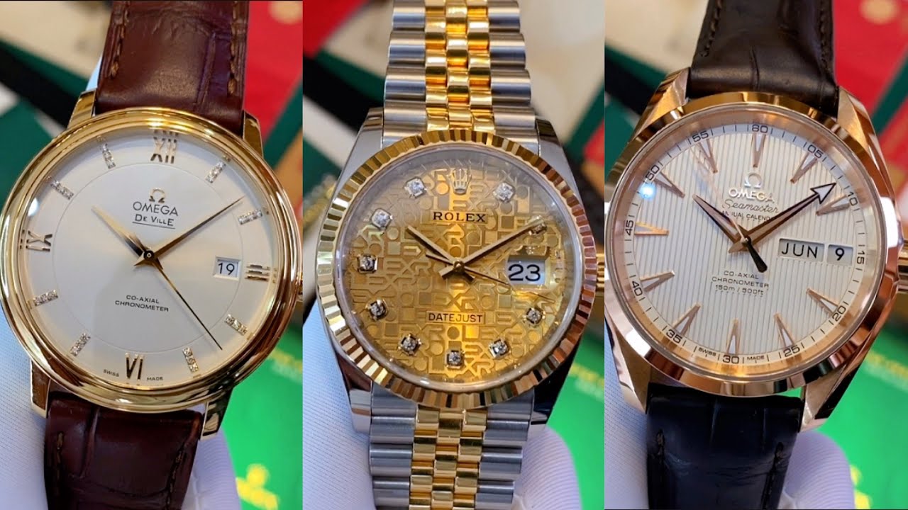 [ Hàng Đẹp Giá Thanh Lý ] Đồng hồ Rolex | Đồng hồ Omega Vàng Đúc