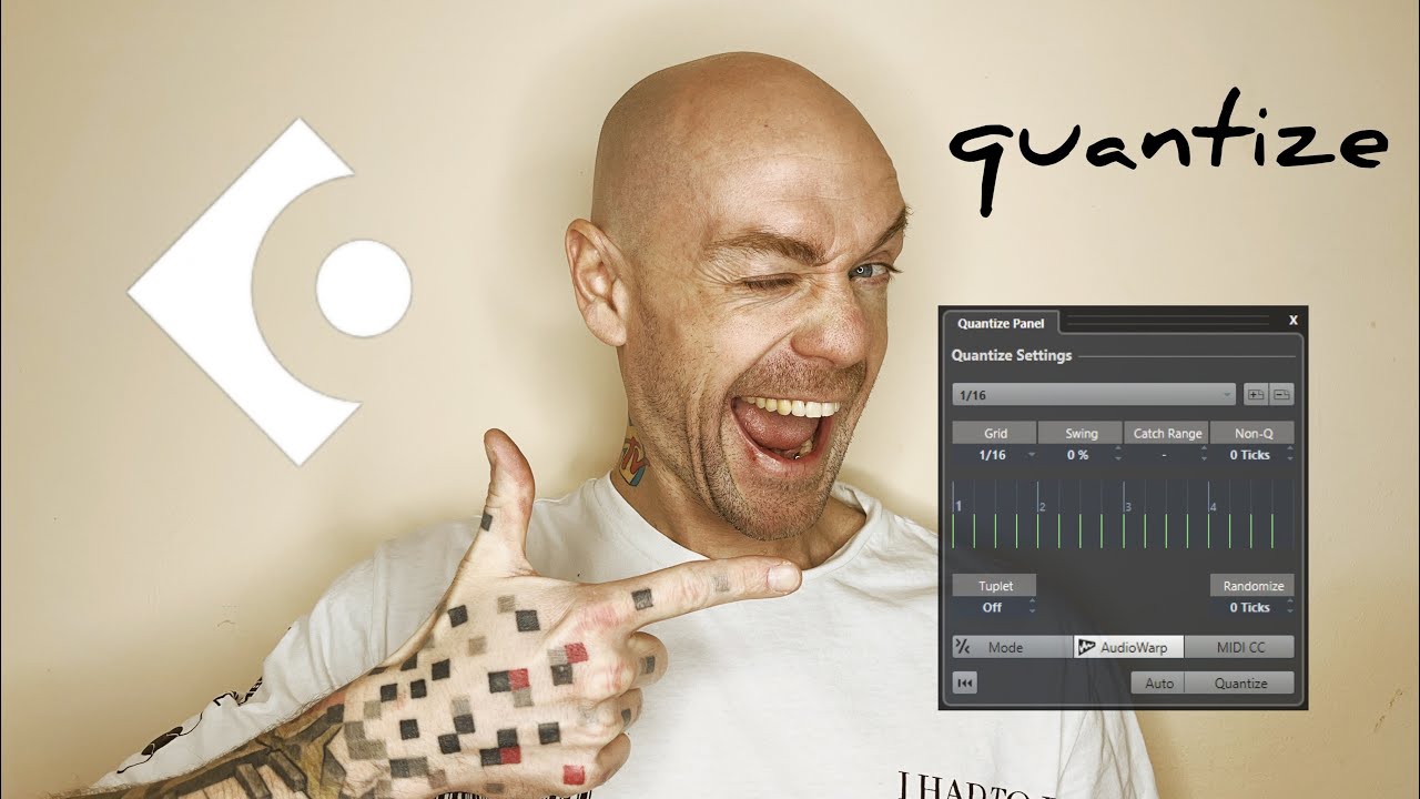 как выровнять записаную партию (quantize)
