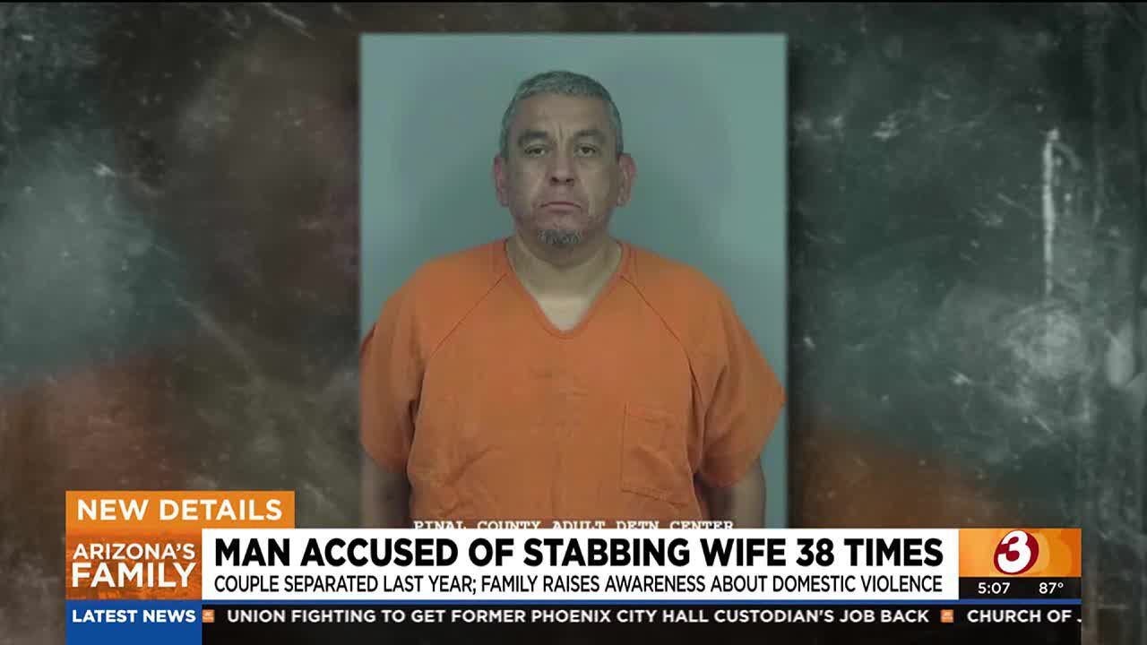 Pinal County man accused of stabbing wife 38 times