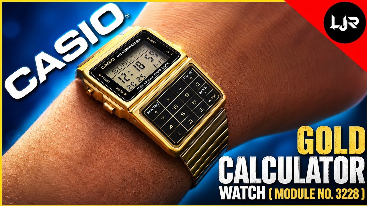 Обзор часов Casio Gold Calculator ⌚️ (модуль № 3228)