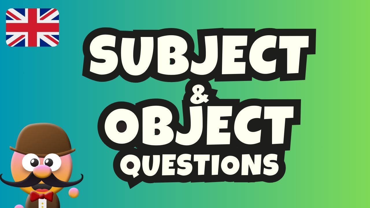 SUBJECT & OBJECT QUESTIONS - INGLÉS PARA NIÑOS CON MR.PEA - ENGLISH FOR KIDS