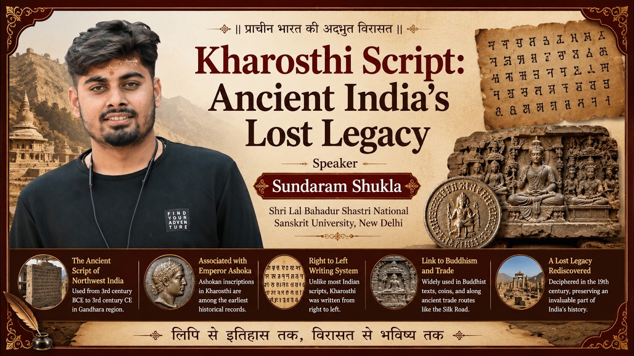 Kharosthi Script: Ancient India's Lost Legacy | Sundaram S
