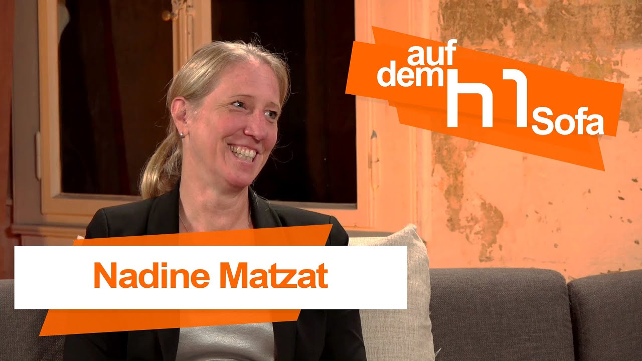 Auf dem h1-Sofa - Zu Gast: Nadine Matzat, Direktorin GOP Hannover