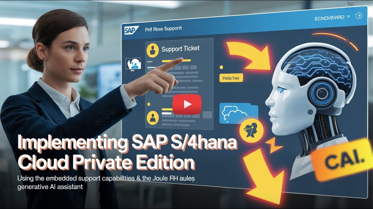 Implementing SAP S/4HANA Using the Embedded Support  and the Joule Generative AI Assistant