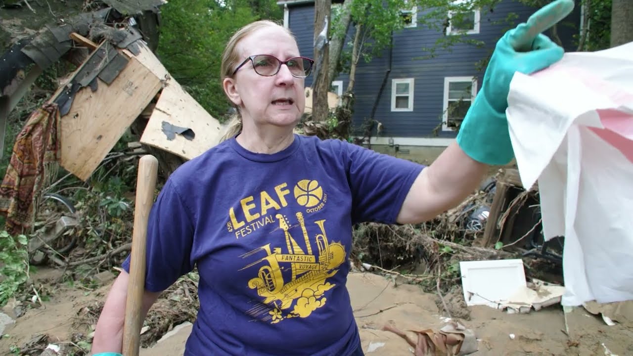 Residents along the Swannanoa River in East Asheville, NC reflect after Hurricane Helene