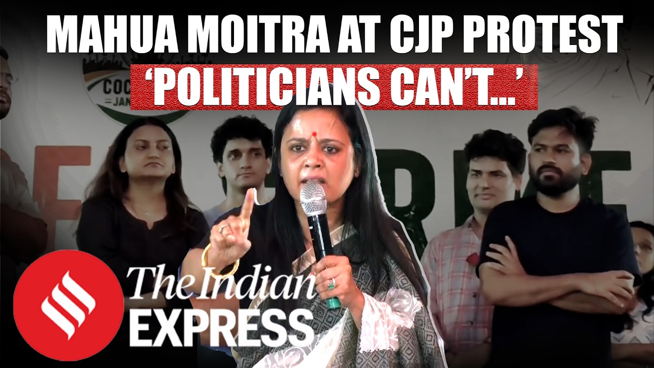 Mahua Moitra Joins CJP Protest, Says 'Politicians Can't Fight This Fight, It's the Youth's Battle'