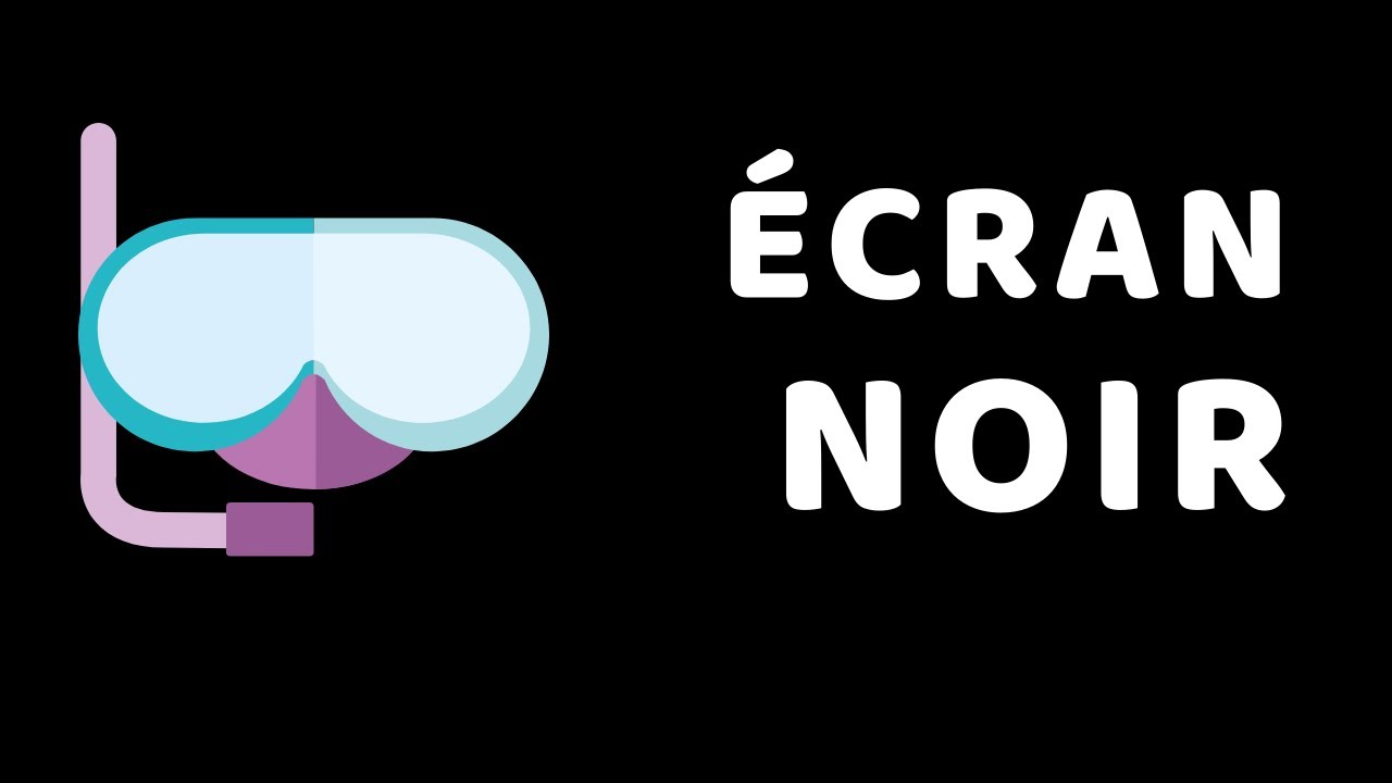 🎧🐠 BRUIT SOUS L'OCEAN POUR DORMIR | ECRAN NOIR | 2H