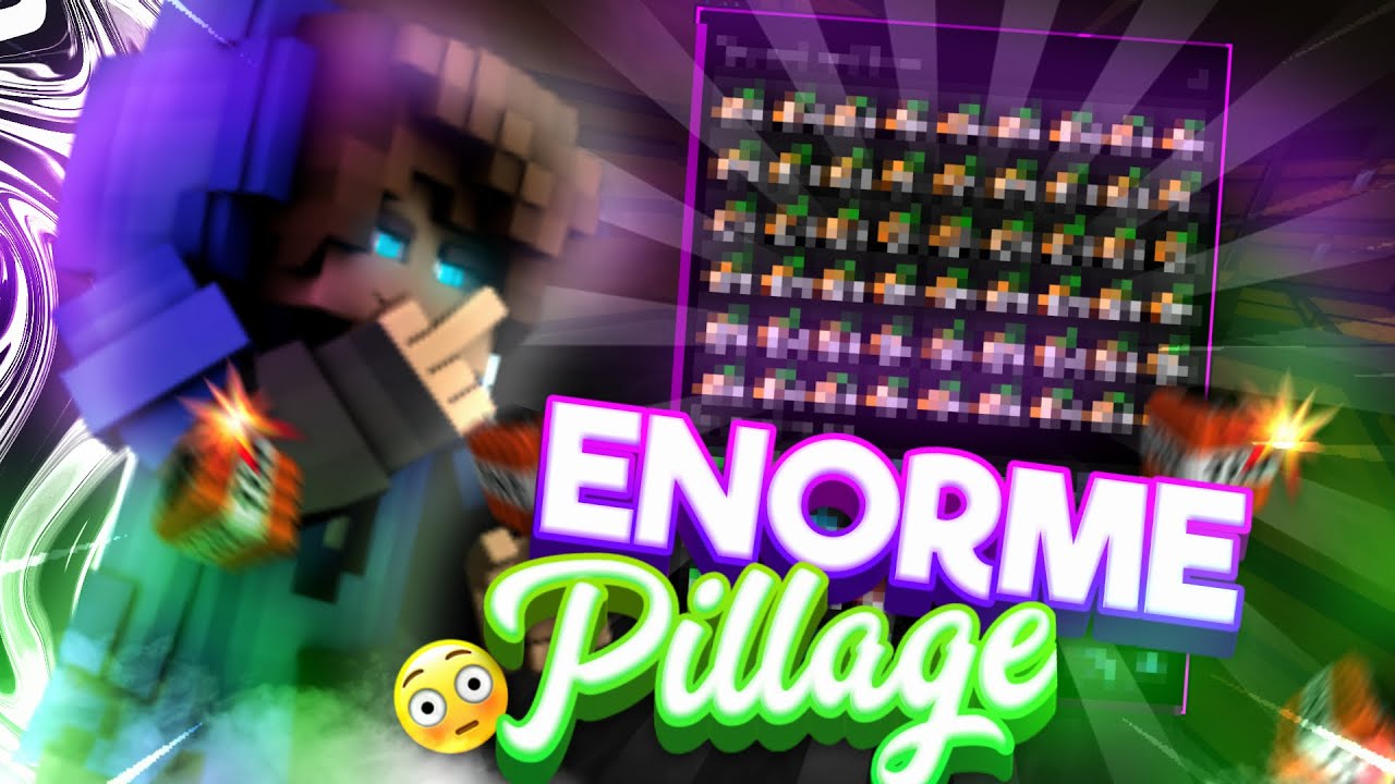 [MCPE] ENORME PILLAGE SUR NITROFACTION