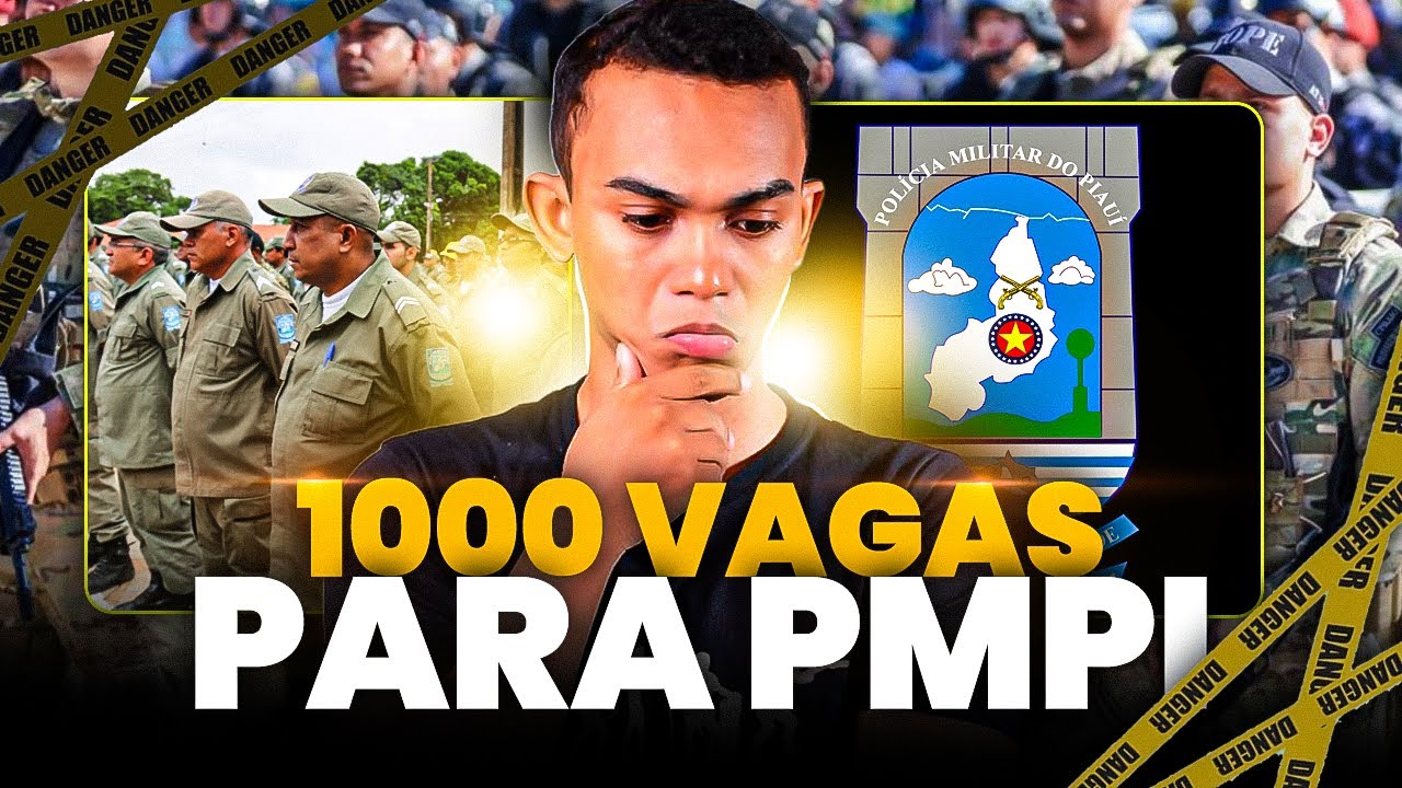 CONCURSO PMPI AUTORIZADO 1.000 VAGAS COMO FOI A &Uacute;LTIMA PROVAS E OS REQUISITOS? 