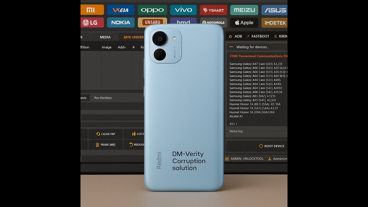Redmi A1/ A1 Plus DM -Verity Corruption Error Fix by UnlockTool