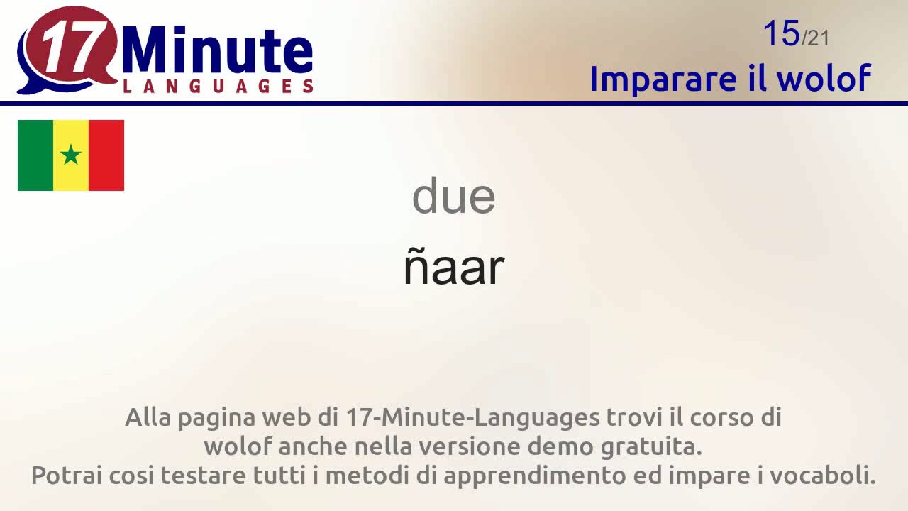 Imparare il wolof (Parte 2)