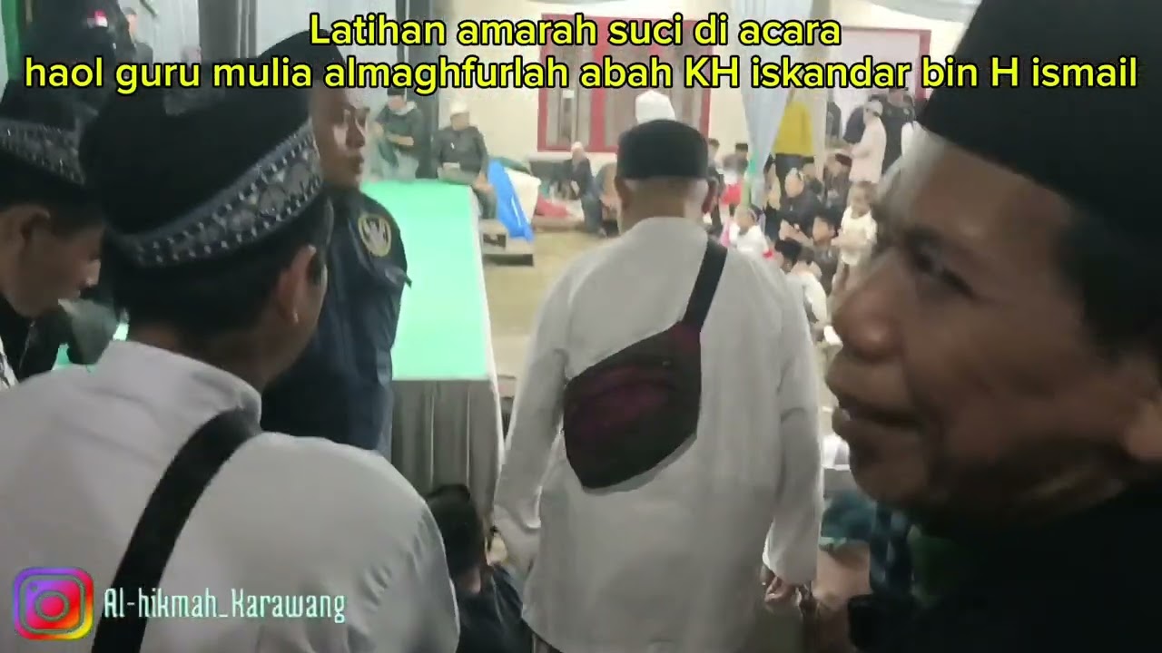 Latihan amarah suci di acara haol almaghfurlah