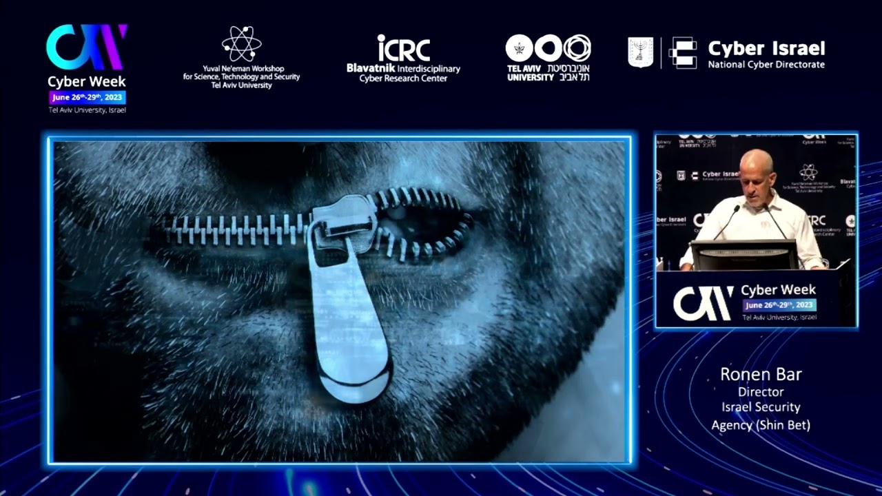CW2023 Main Plenary: Ronen Bar, Director, Israel Security Agency (Shin Bet)