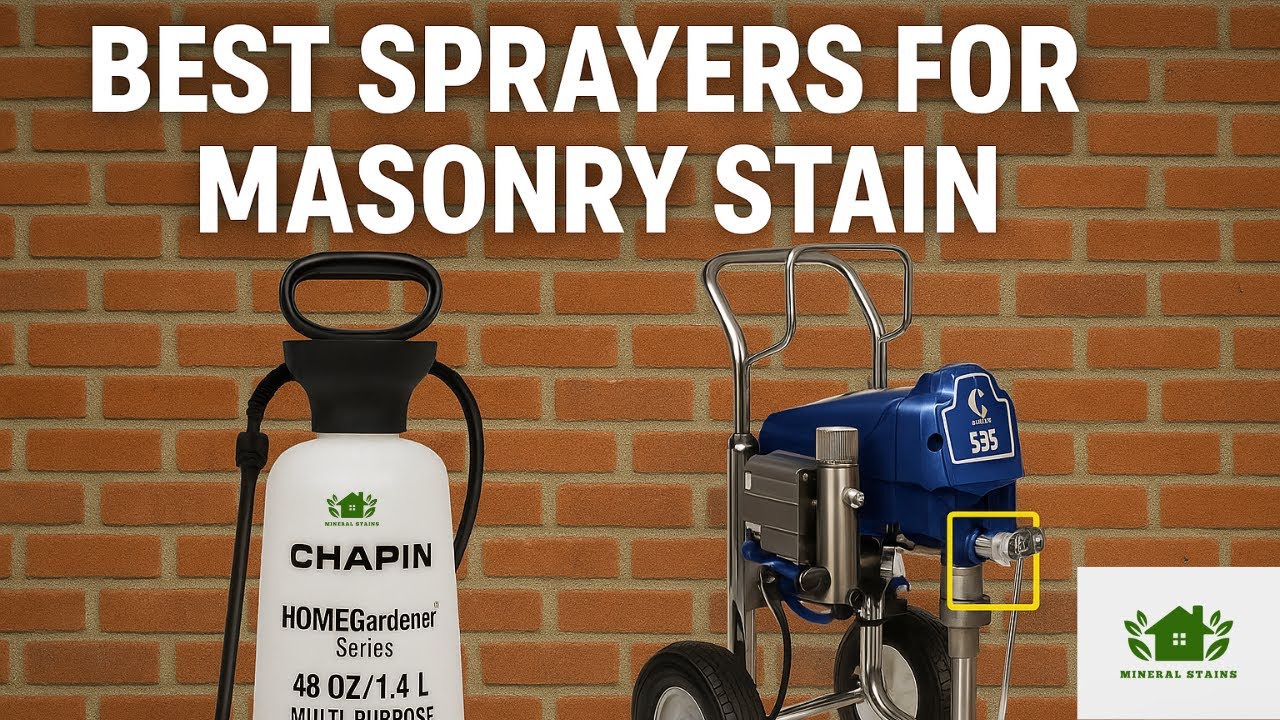 Best Sprayers for Masonry Stain, Eco-Prim & Fixativ | Avoid Clogs & Get a Perfect Finish