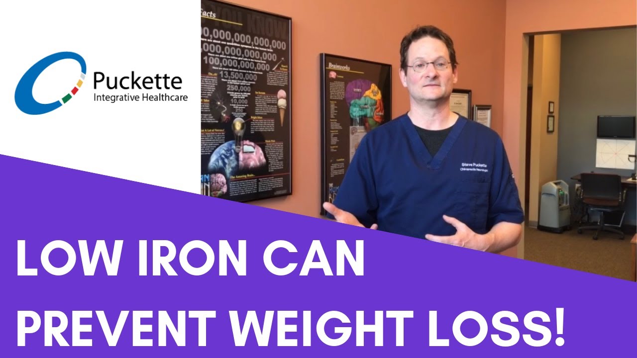 Anemia (low iron) can prevent you from losing weight!!
