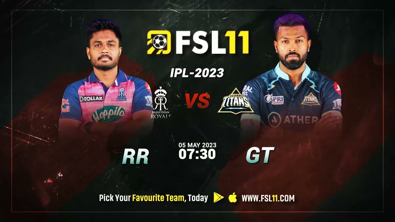 Rajasthan Royals vs Gujarat Titans 48th match today | IPL 2023 | FSL 11 |#trending