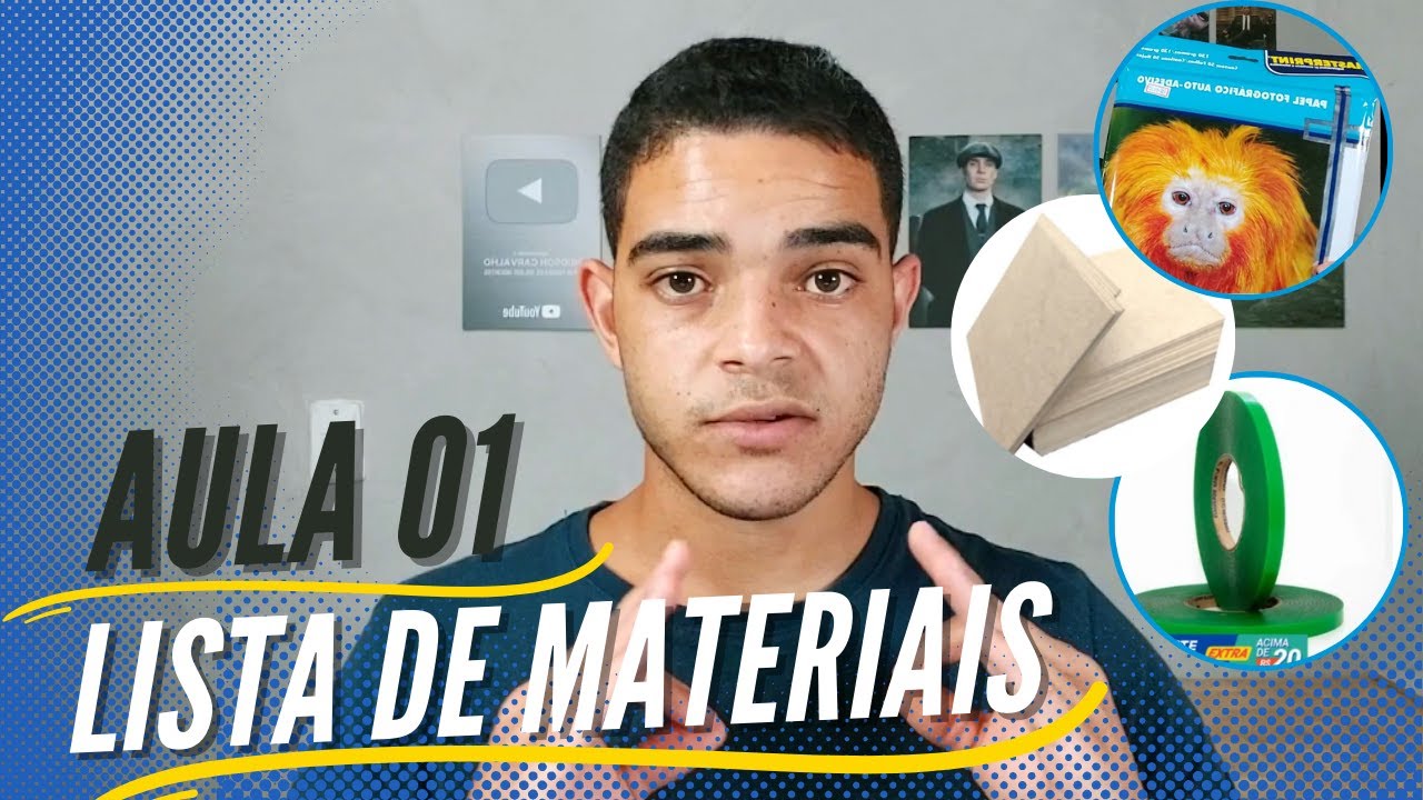 LISTA DE MATERIAIS | QUADROS DECORATIVOS - AULA 01