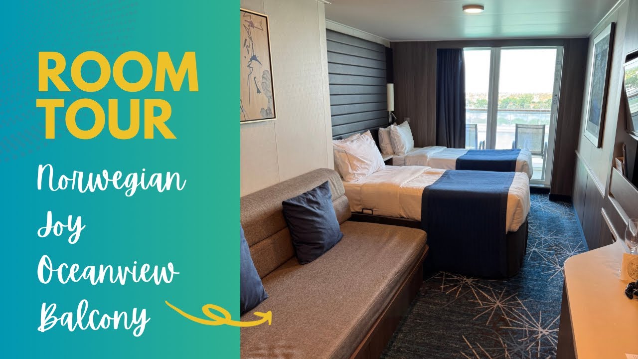 Norwegian Joy Room Tour - Ocean View Balcony