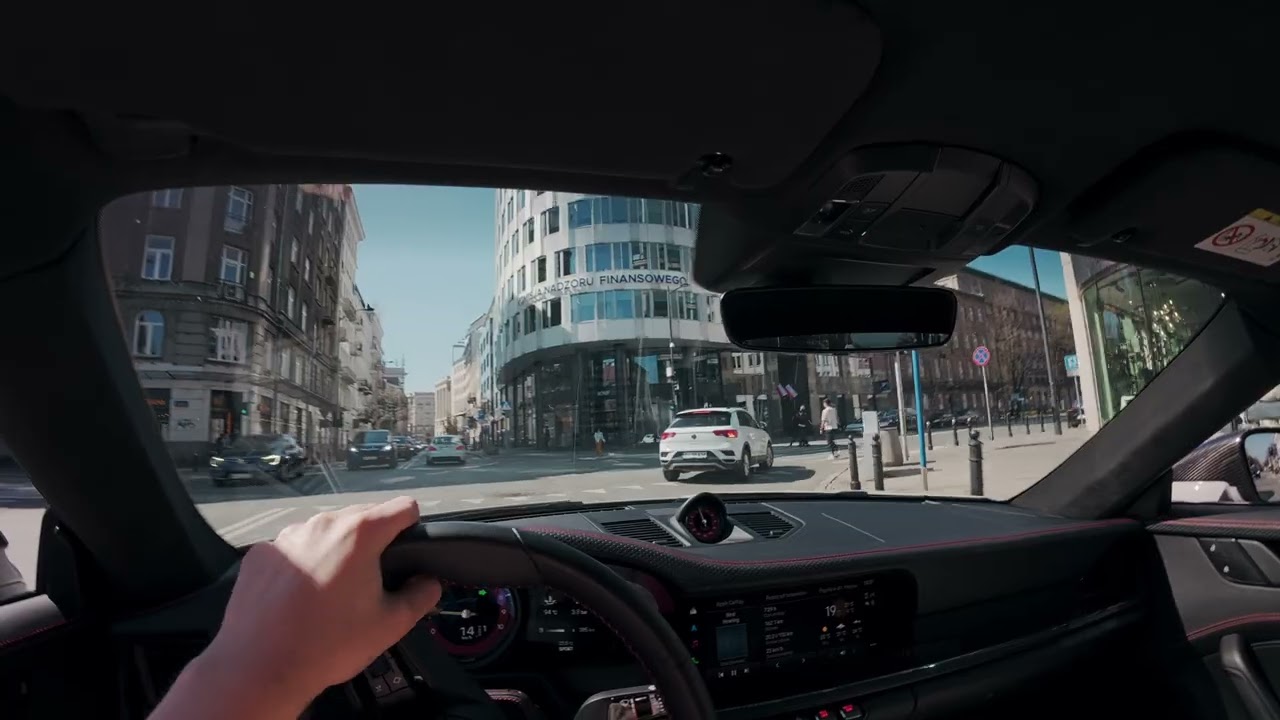 Porsche 911 GT3 Touring | POV city drive in Warsaw