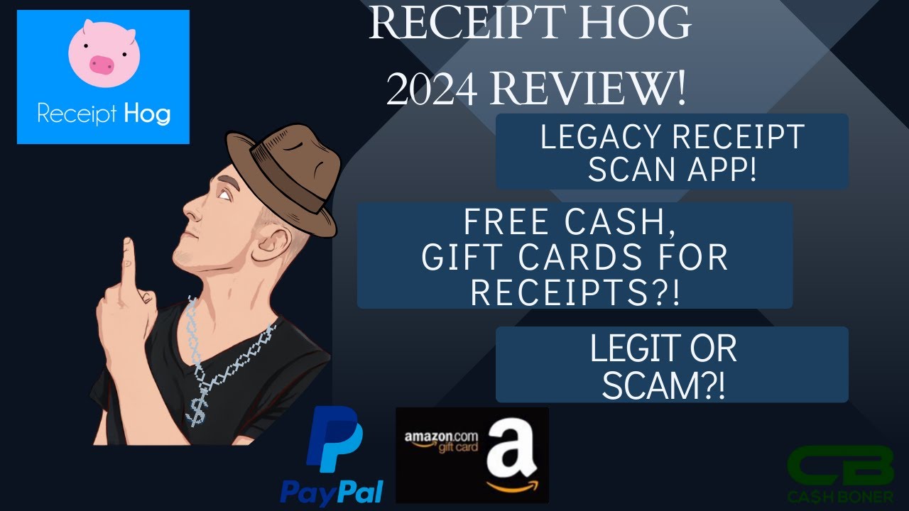 Receipt Hog 2024 Review - Free Cash & Gift Cards for Receipts! Slots?! Achievements? Legit or Scam?
