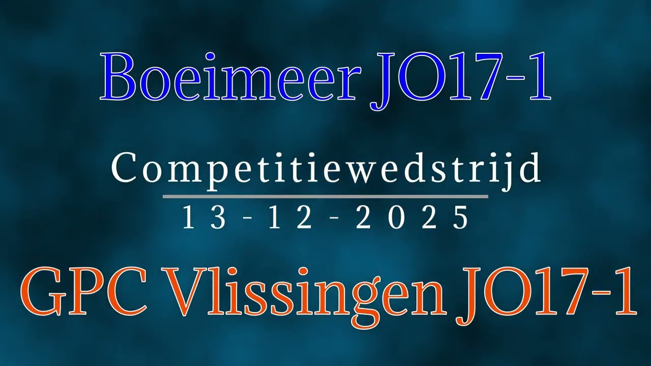 Boeimeer JO17-1 - GPC Vlissingen JO17-1  -  1-2.