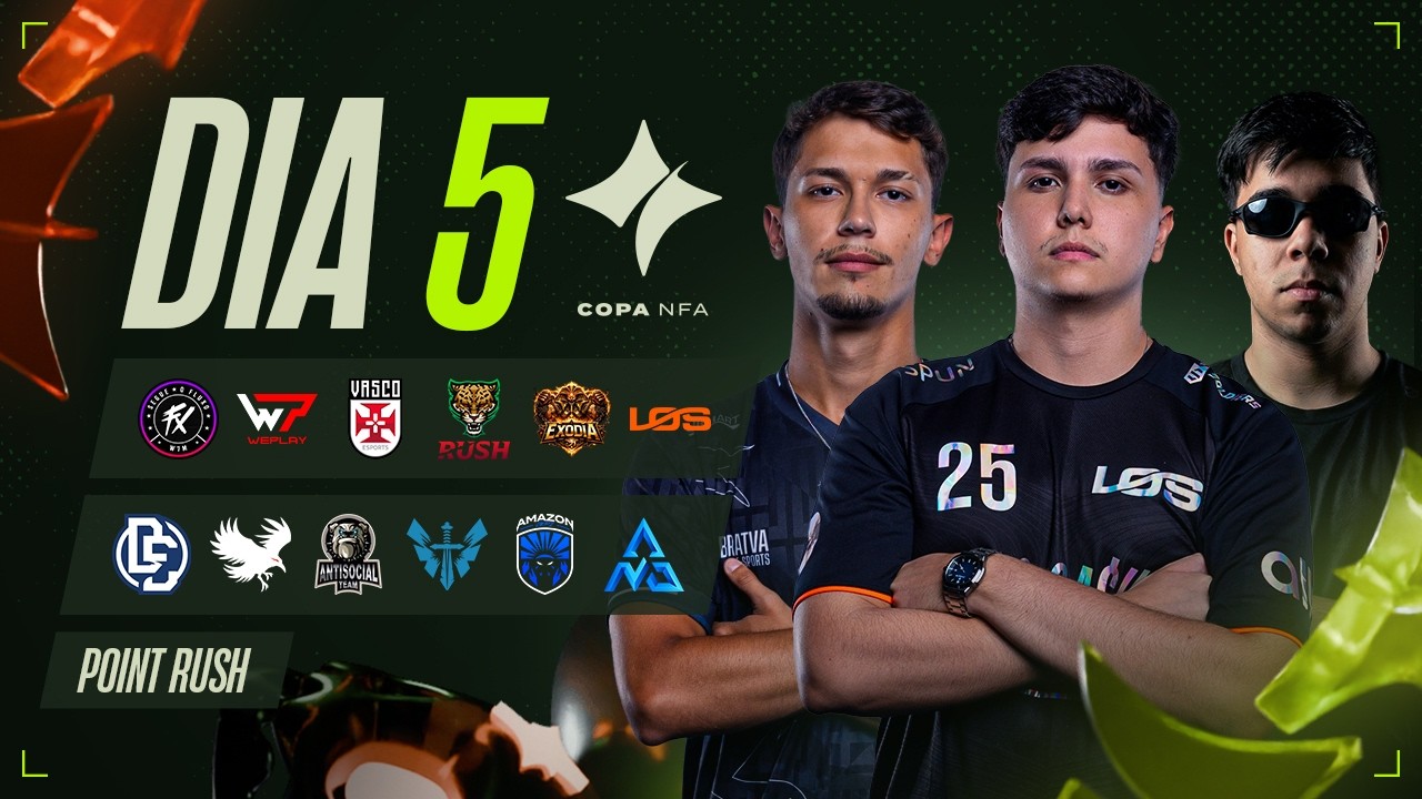 COPA NFA SPLIT 1 26 🟢 POINT RUSH | DIA 5 - DISPUTA PESADA NA COPA NFA!