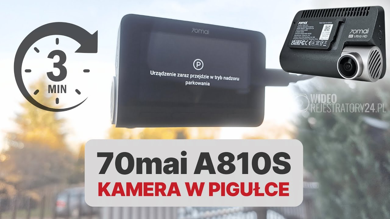 70mai 4K A810S Dual Set w pigułce