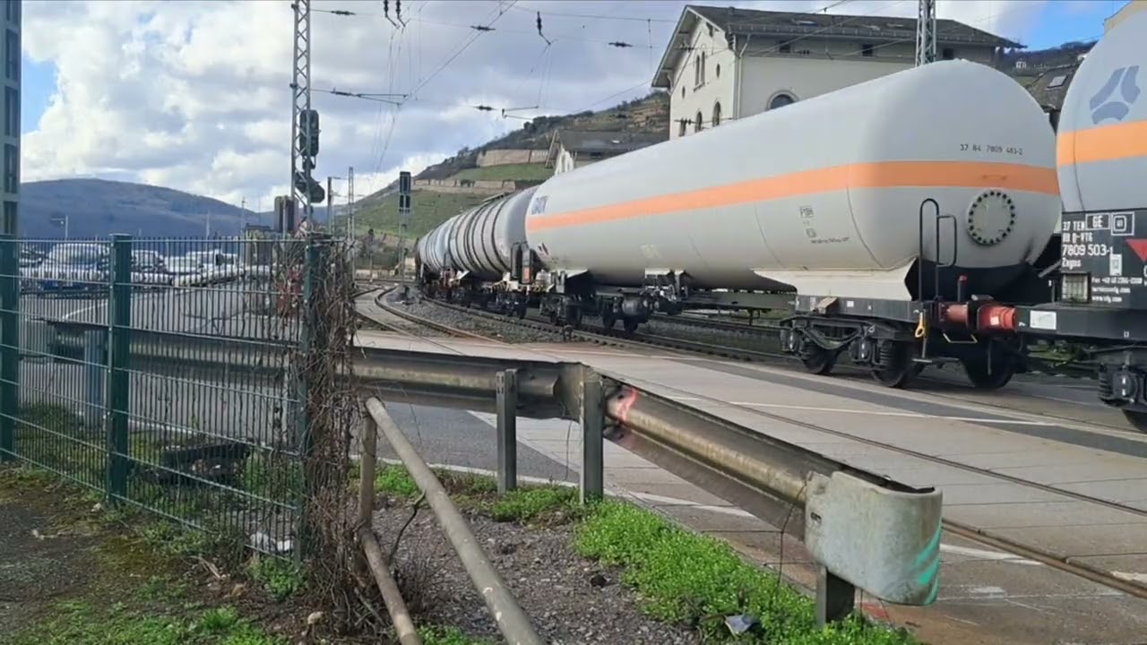 🚄🇩🇪Güterzüge in Rüdesheim bei schönem Wetter (28 02 2026)🚄🇩🇪