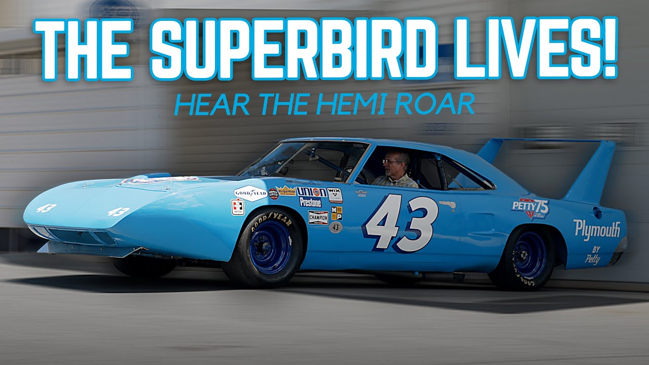 Hear Richard Petty’s 1970 Superbird Roar Back to Life with Kyle Petty Behind the Wheel! (4K)