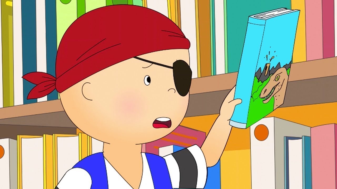 Caillou and the World Book Day | Caillou New Adventures | Cartoons for Kids | WildBrain Bananas