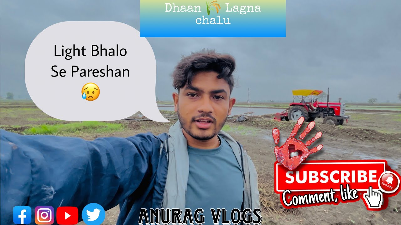 Dhaan 🌾 ki  tyaari chalu #anuragvlogs #dhaankikheti #farming