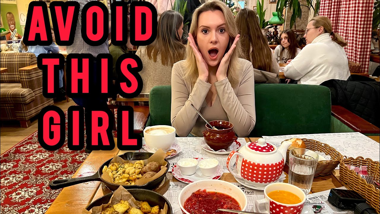 Russian Girl Takes Me For Russian Food 