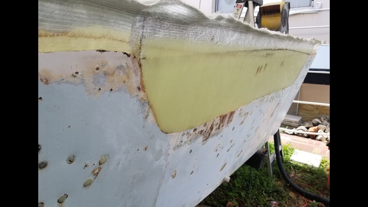 Aquasport 22.2 Flatback part 5: Transom core installed
