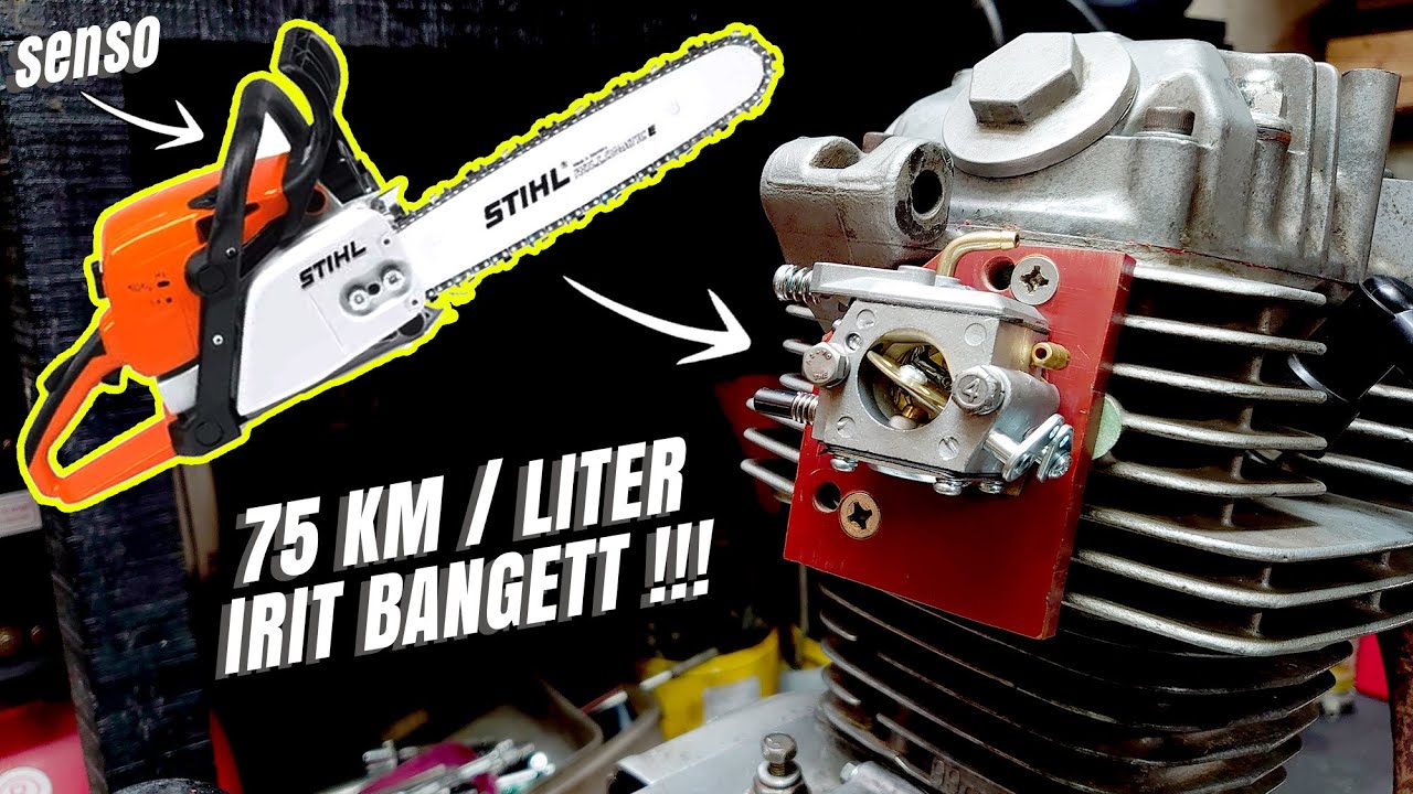 Pasang Karburator Senso Chainsaw di Honda GL 160 CC