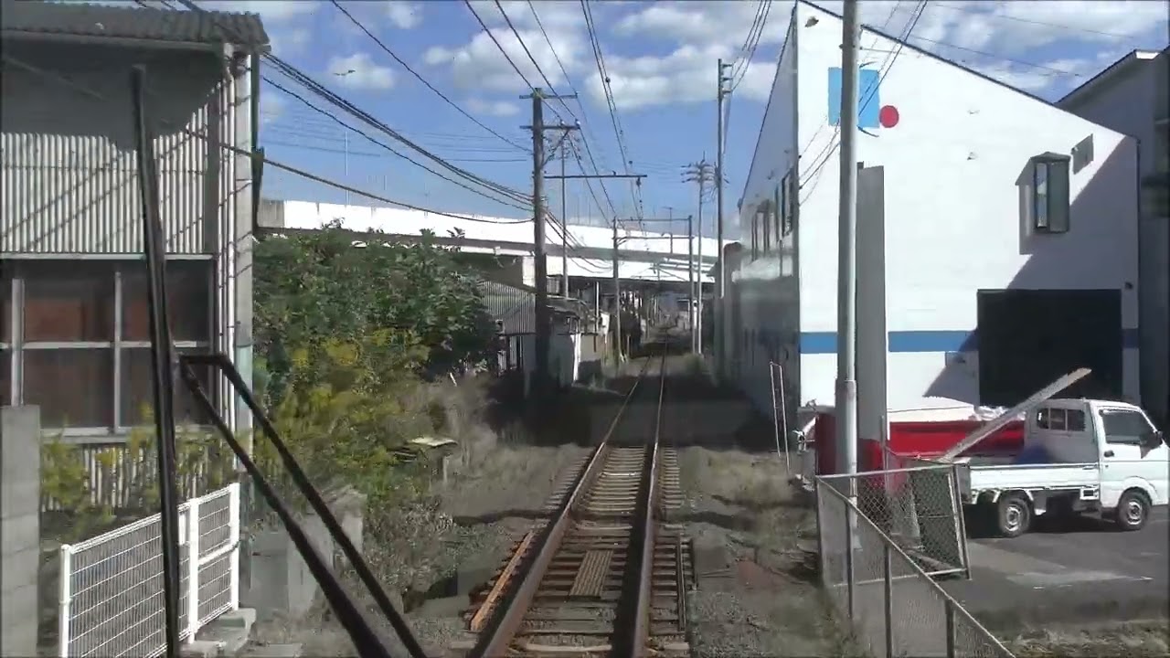 【前面展望動画】伊予鉄道　横河原線　3000系　松山市→横河原