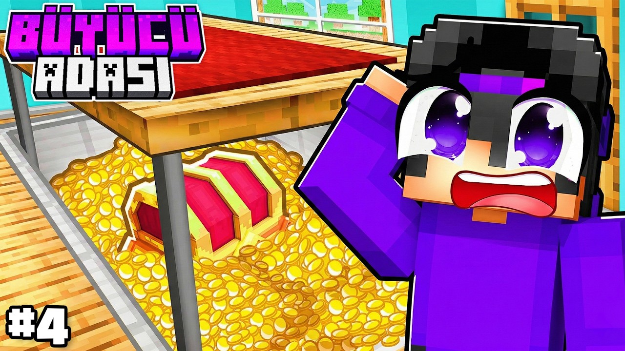 NEDEN Evimin Altına Gizli Sığınak Yaptım? 🤫 | Minecraft Büyücü Adası