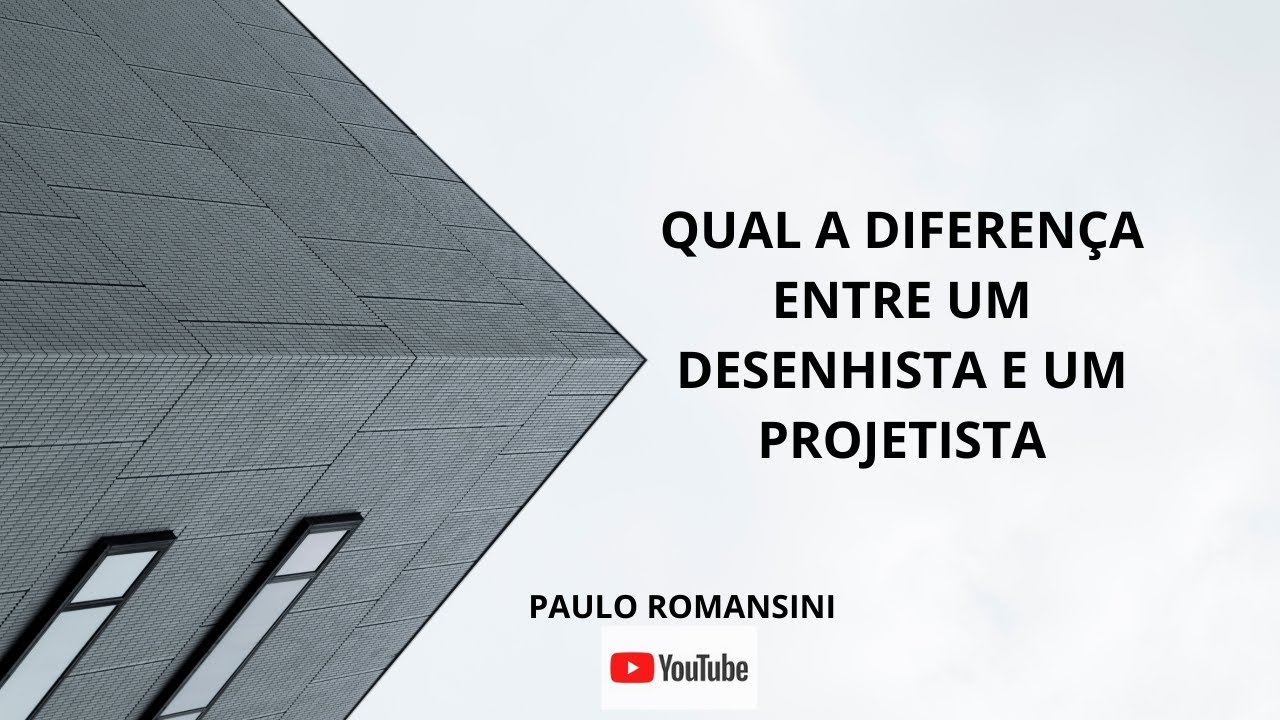 QUAL A DIFERENÇA ENTRE UM DESENHISTA E UM PROJETISTA