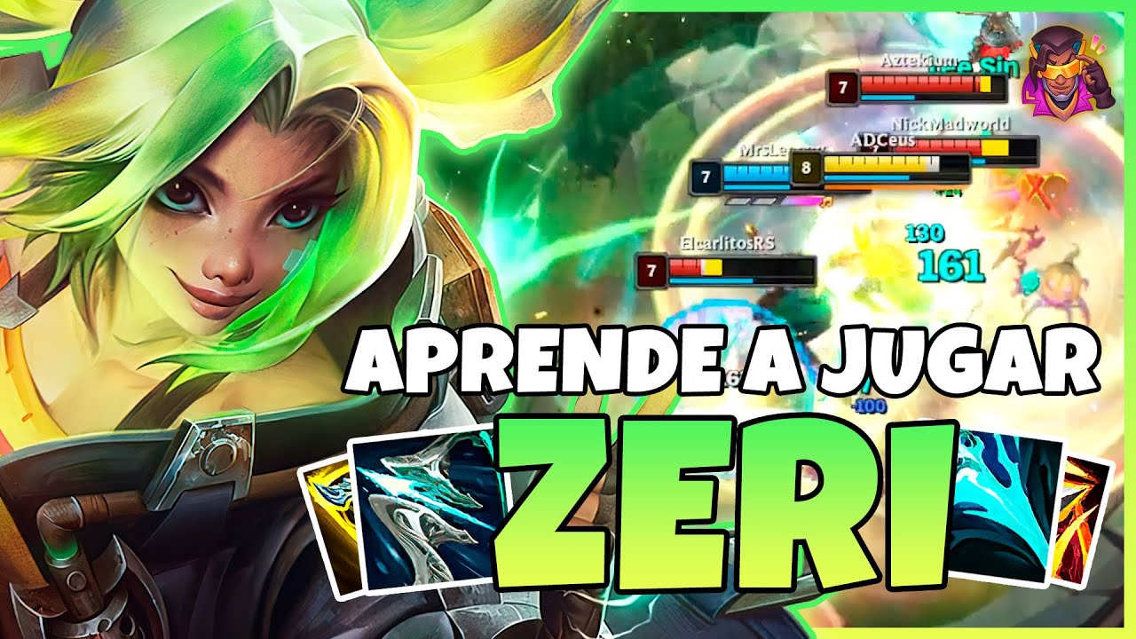 💥APRENDE a JUGAR ZERI en 7 MINUTOS 🚀 | PARTIDA DID&Aacute;CTICA ZERI ADC S12 - GU&Iacute;A - ADCeus