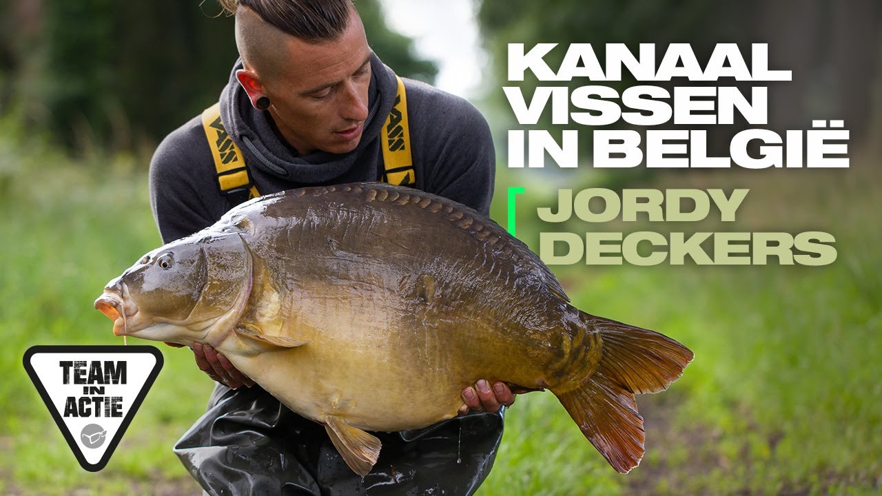 Karpervissen op kanalen in België: Team Korda in actie - Jordy Deckers