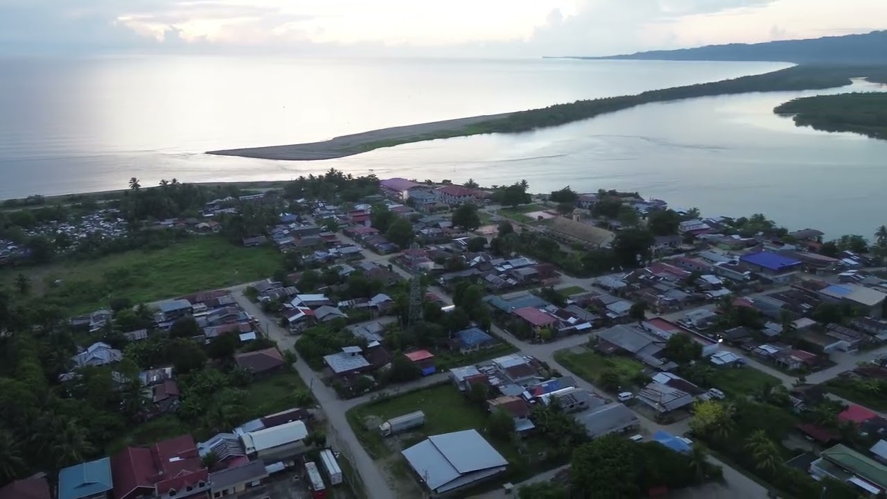 Cateel Davao Oriental drone view