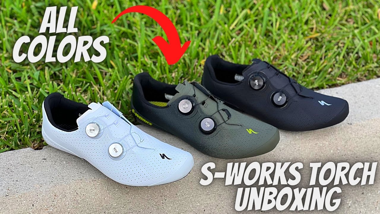 THE BEST SHOE SPECIALIZED EVER MADE? (UNBOXING ALL COLORS) S-WORKS TORCH ROAD SHOE