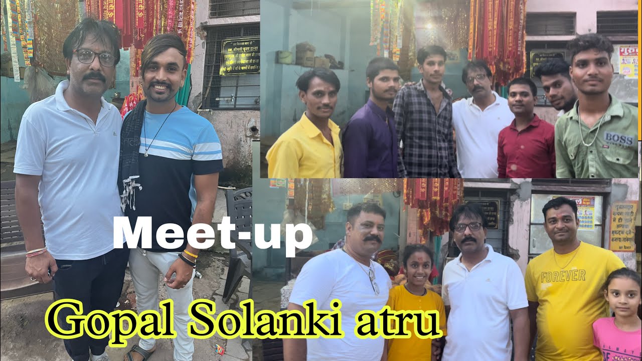 Gopal ji Solanki Atru से मुलाकात इंदरगढ़ में // इतने फैन्स मिल गये पाँच मिनट में 😱🔥
