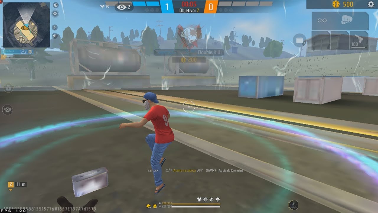 HIGHLIGHTS EM 2x2 🥋🏆 1366x768 Highlights PC Fraco Free Fire I7 4790 RX 580 8 GB