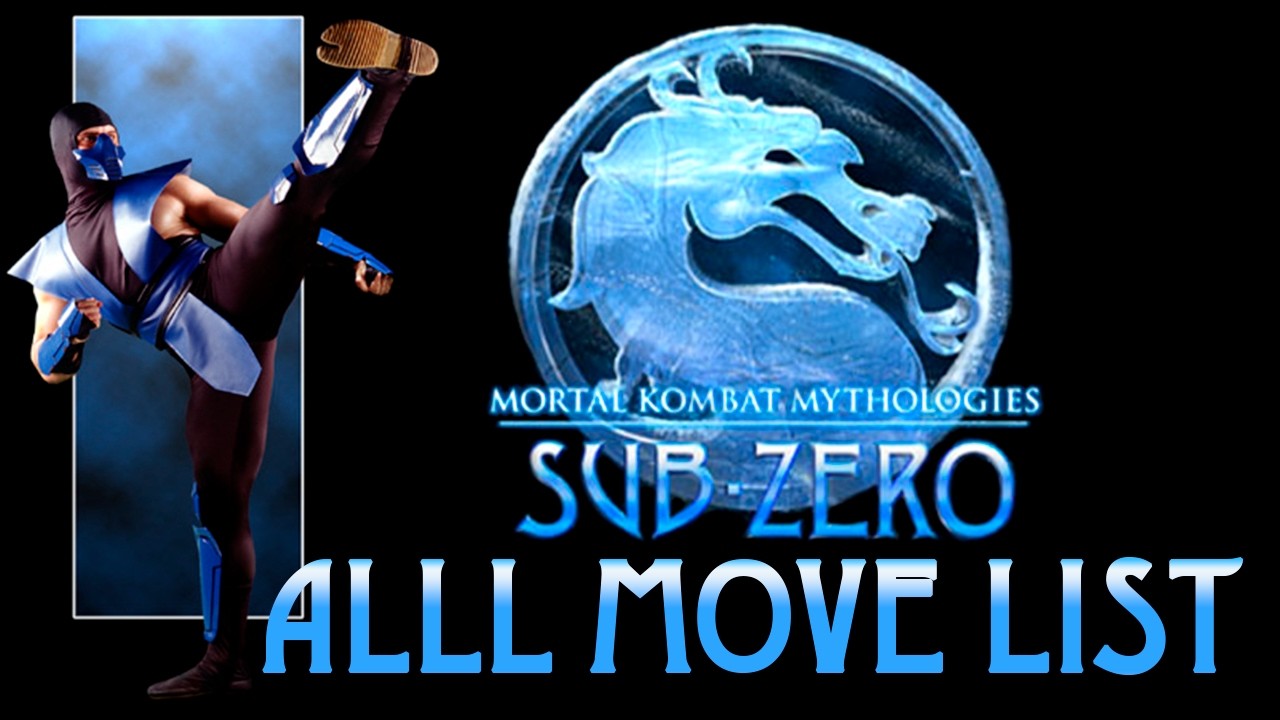 Mortal Kombat Mythologies: Sub-Zero All Move List [PS1| N64] – TODOS os Golpes Revelados!