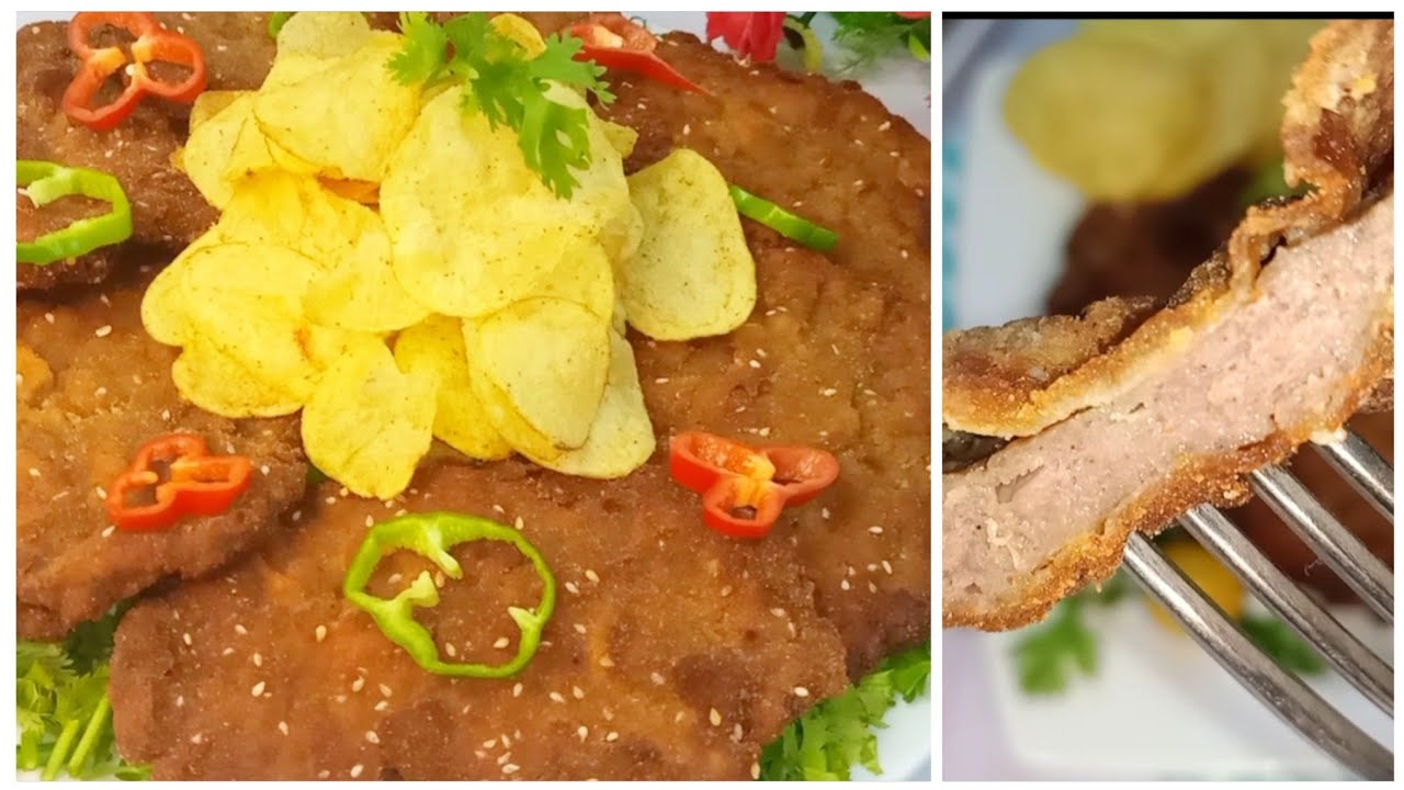 من نص كيلو لحمة مفرومة هنعمل كمية كبيرة اوي من الاسكالوب أو البفتيك الكداب👌🥰بطعم وريحة وهمية