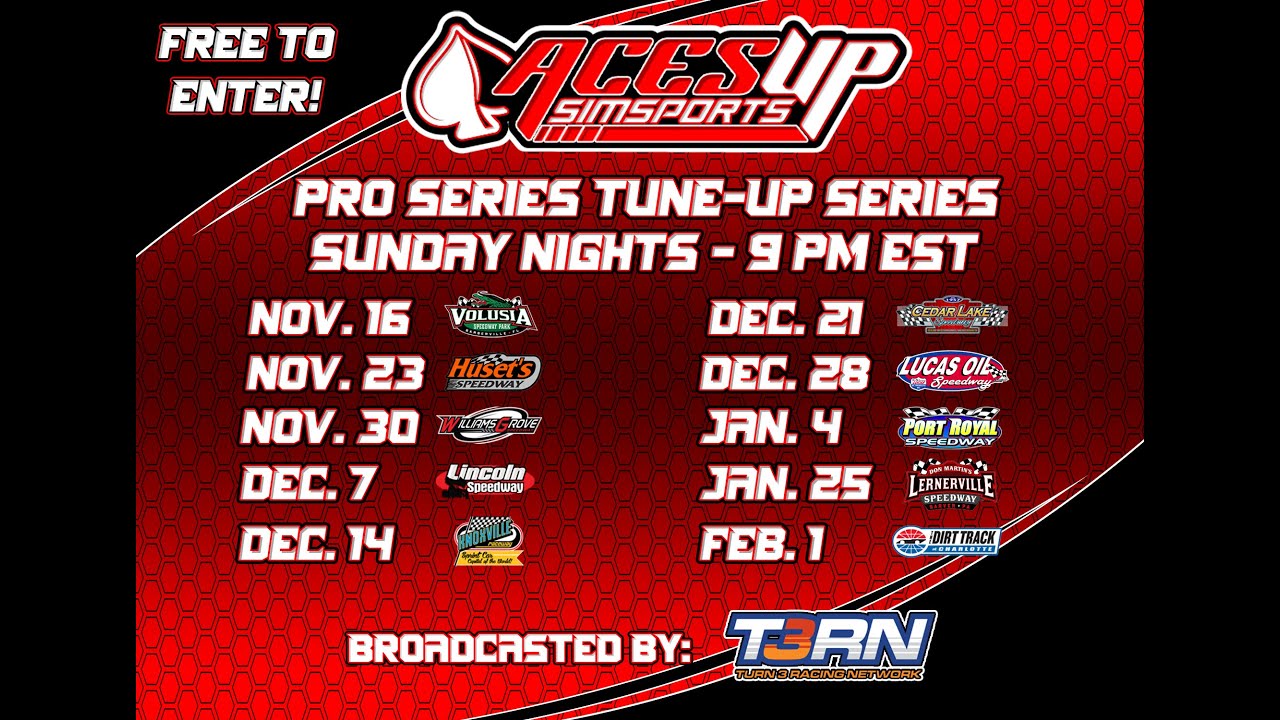 Aces Up Sim Sports Pro Series Tune-Up @ The Dirt Track at Charlotte
