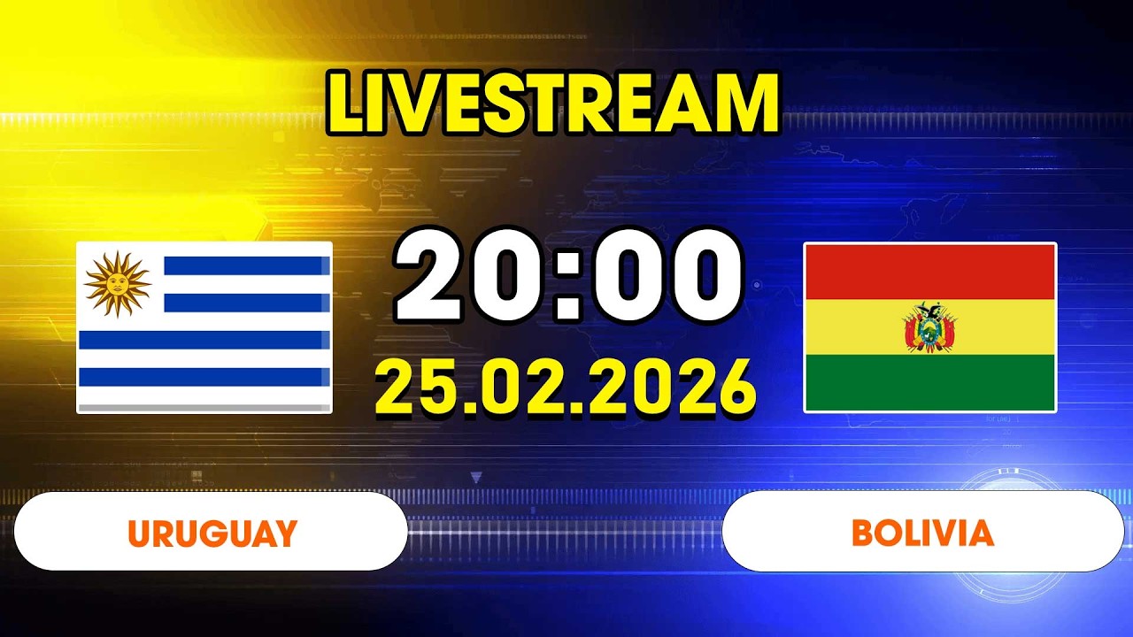 🔴 Uruguay vs Bolivia | Áp lực nghẹt thở, bùng nổ cuối trận