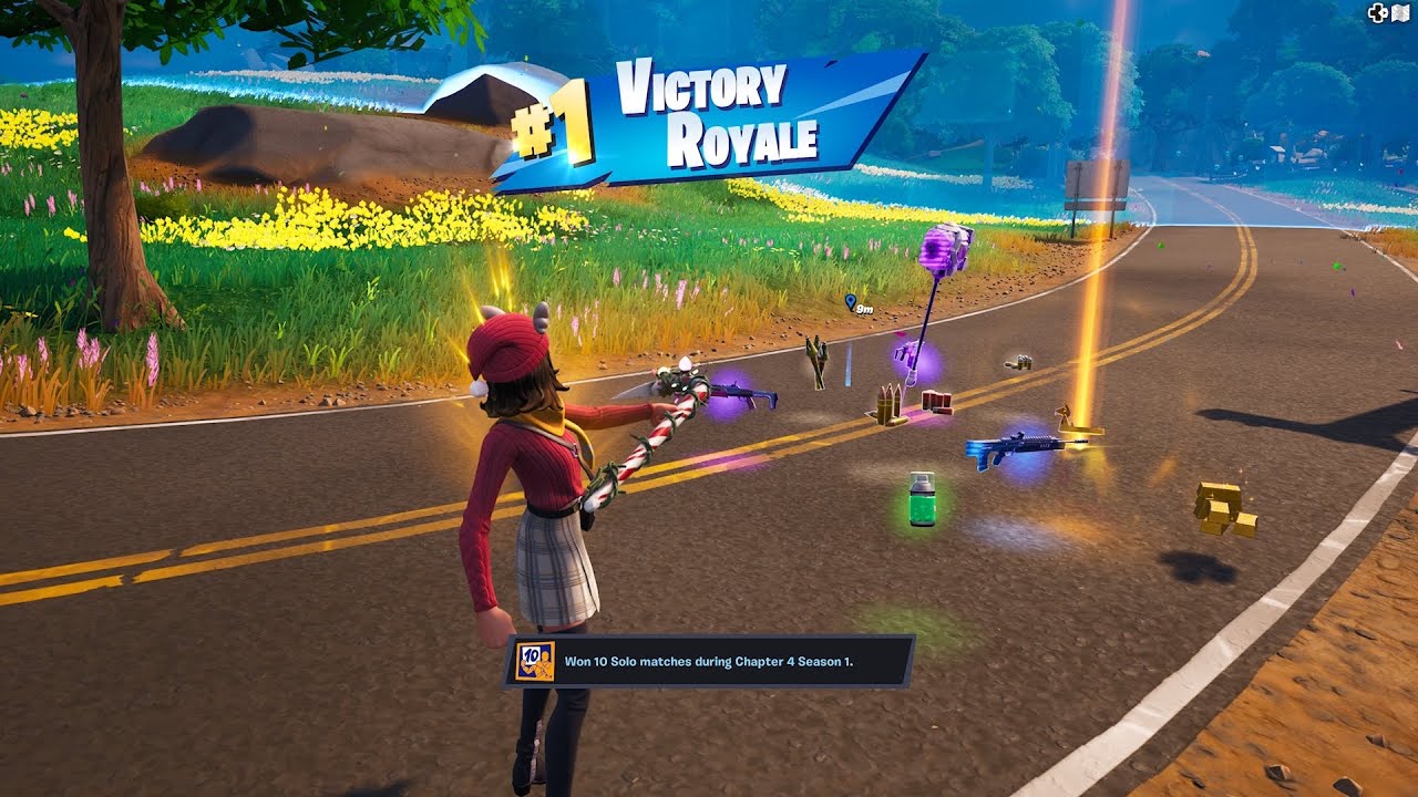 *NEW* WINTER WONDER SKYE FORTNITE GAMEPLAY+CANDY AXE!! #EpicPartner